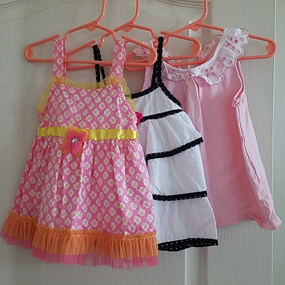 Toddler summer tunic/dress shirt bundle